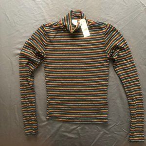 Garage Mock Neck Long Sleeve Top